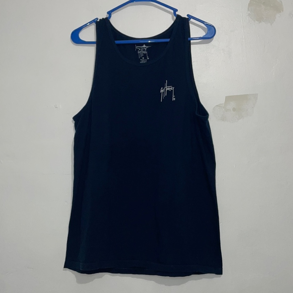 Size M Men’s Guy Harvey Navy Blue Tank Top